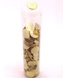 High-quality metal buttons for sewing on a stem with a textured pattern. Set 4 pieces