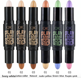 Waterproof stick for contouring, face concealer, makeup base