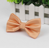 Stylish checkered bow tie with metal clasp