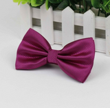Stylish checkered bow tie with metal clasp