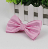 Stylish checkered bow tie with metal clasp
