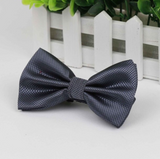 Stylish checkered bow tie with metal clasp