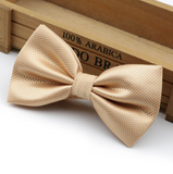 Stylish checkered bow tie with metal clasp