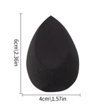 Professional cosmetic sponge for makeup, for applying and blending any textures.Cosmetic sponge (black)