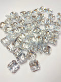 Crystal buttons for decor, furniture, carriage ties, jewelry. Sets of 2 pieces