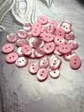 Children's decorative oval buttons for 2 holes (15mm). Price for 1 piece