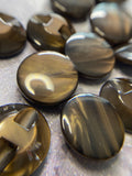 Buttons "cat's eye" with tunnel fastening, buttons for toys, for clothes, for needlework. Price for 4 pieces