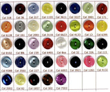 Miniature plastic buttons with 6 holes for men's/women's shirts and blouses (11.5mm). Price for 1 piece