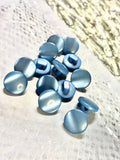 Buttons on the leg, cat's eye, 11.5mm for needlework, sewing, children's buttons. Price for 1 piece