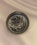 Decorative metal buttons with coat of arms, 15/20mm, for suits, coats, jackets, leather and knitwear.