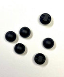 Round matte buttons - beads with a through hole for a puncture for sewing clothes, accessories. Price for 1 piece
