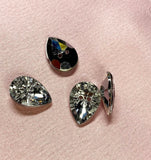 Crystal buttons for decorating furniture, home textiles, evening and wedding dresses and jewelry. Sets of 2-4 pieces
