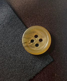 Caramel color buttons for light summer dresses/blouses, children's clothing, 15/20mm. Set of 6 pieces