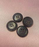 Sew-on buttons with 4 holes are ideal for sewing a jacket, shirt, trousers, blouse. Buttons for repairing products, for creative work, needlework, interior decor. Set of 6 pieces