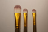 Set of professional makeup brushes, set of 15 pieces