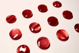 Buttons "cat's eye" with tunnel fastening, buttons for toys, for clothes, for needlework. Price for 4 pieces