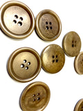 Dabīgas korozo pogas, 28mm, drēbēm, adījumiem, mēteļiem, jakām. Komplektā 4 gab
