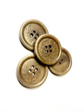 Dabīgas korozo pogas, 28mm, drēbēm, adījumiem, mēteļiem, jakām. Komplektā 4 gab