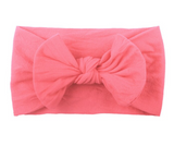 Headband with bow for little girls. Summer accessories for girls. Accessories for a photo shoot of a child. 3 colors