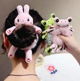 Hair bands for girls with animals (kitten, bunny)