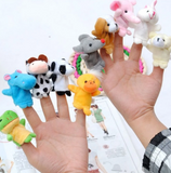 A set of children's finger toys, children's puppet theater, finger toys, finger theater