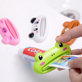 Baby squeezer/toothpaste clip