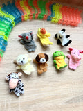 A set of children's finger toys, children's puppet theater, finger toys, finger theater