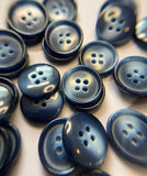 Cardigan buttons / decorative buttons / needlework buttons / vest buttons / suit buttons / brown buttons / jacket buttons. Set of 6 pieces