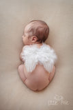 Solid Color Feather Angel Wings for Newborn Photo Shoots